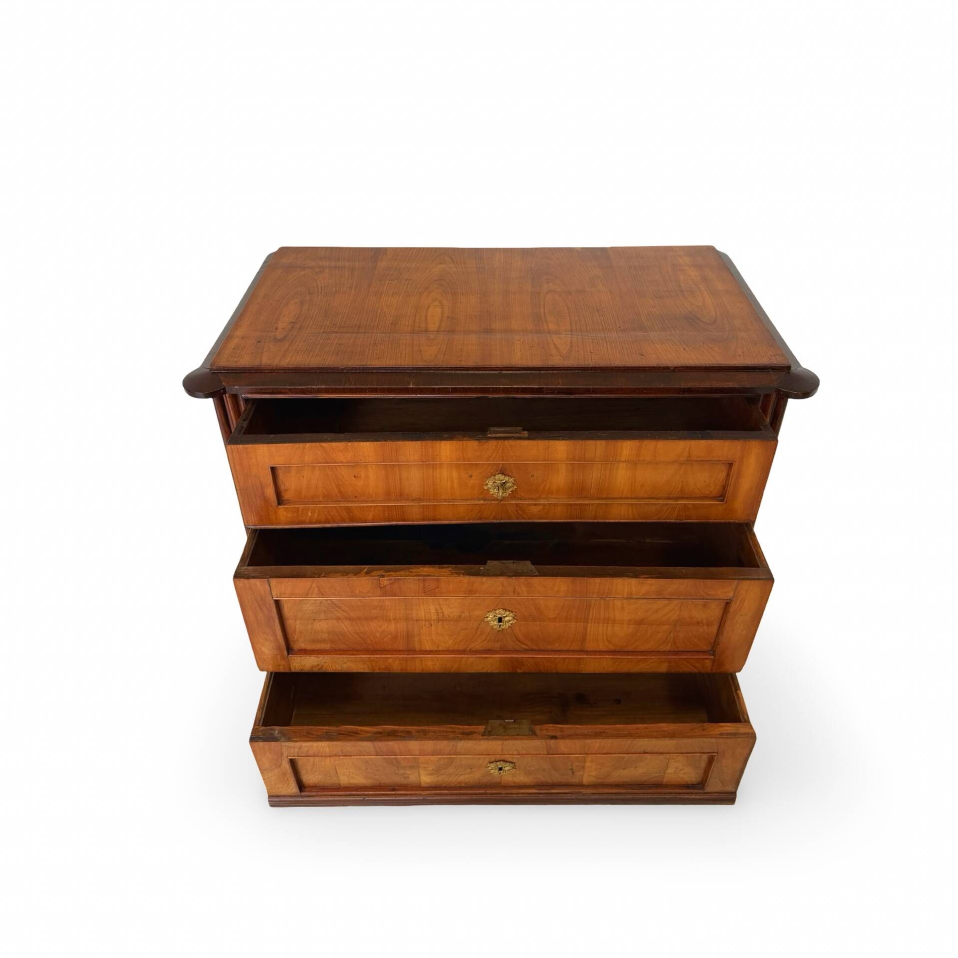 Small Antique walnut and walnut veneered Chest of Drawers – Neoclassic