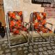 Pair of vintage deckchairs
