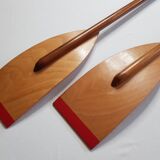 Former wooden double-row paddle
