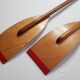 Former wooden double-row paddle