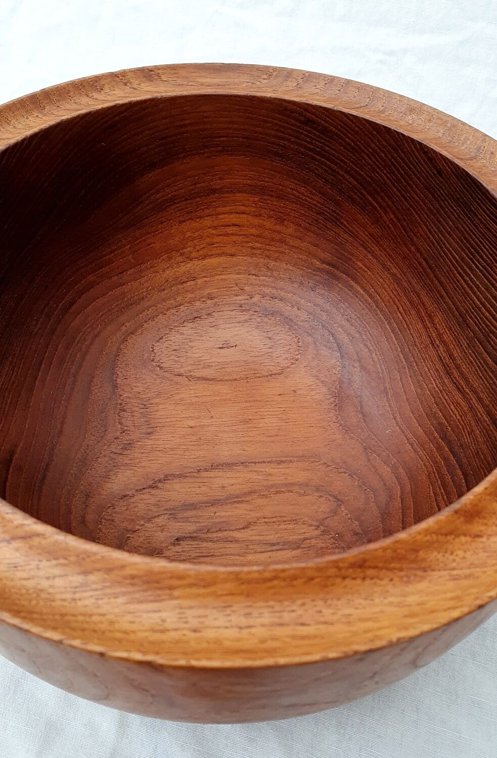 Danish teak salad bowl