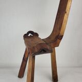 Brutalist tripod stool / chair