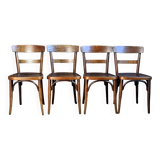 4 chaises bistro Horgen-Glaris Suisse années 30/40