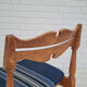 5 chairs in oak wood 1960