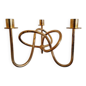 Design josef frank svenskt tenn brass candle holder.
