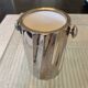Silver-plated metal bottle cooler