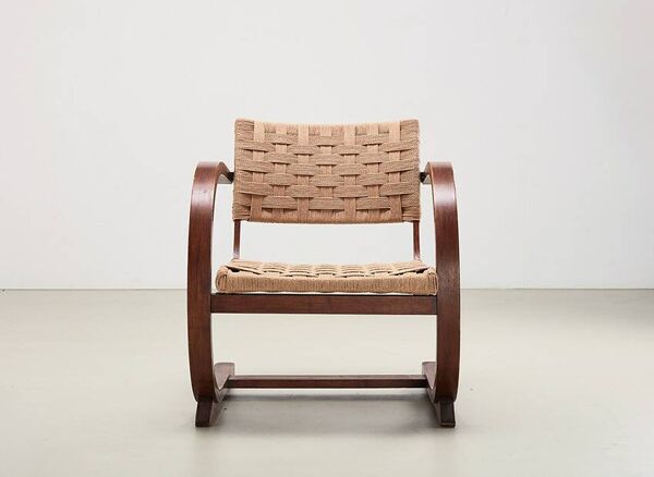 Chaise longue rare par Bas van Pelt pour My Home Pays-Bas 1936