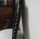 Miroir Louis XIII bois noir 38 X 60