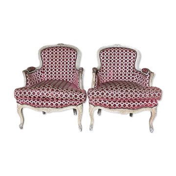 Pair of Louis XV style shepherdesses