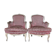 Paire de bergères de style Louis XV