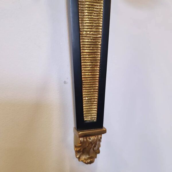 Paire d'Appliques aux flambeaux style Maison Bagués