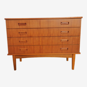 Scandinavian teak chest of drawers 1970