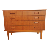 Scandinavian teak chest of drawers 1970