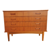 Scandinavian teak chest of drawers 1970