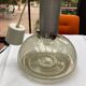 Vintage smoked glass pendant light, Italian work
