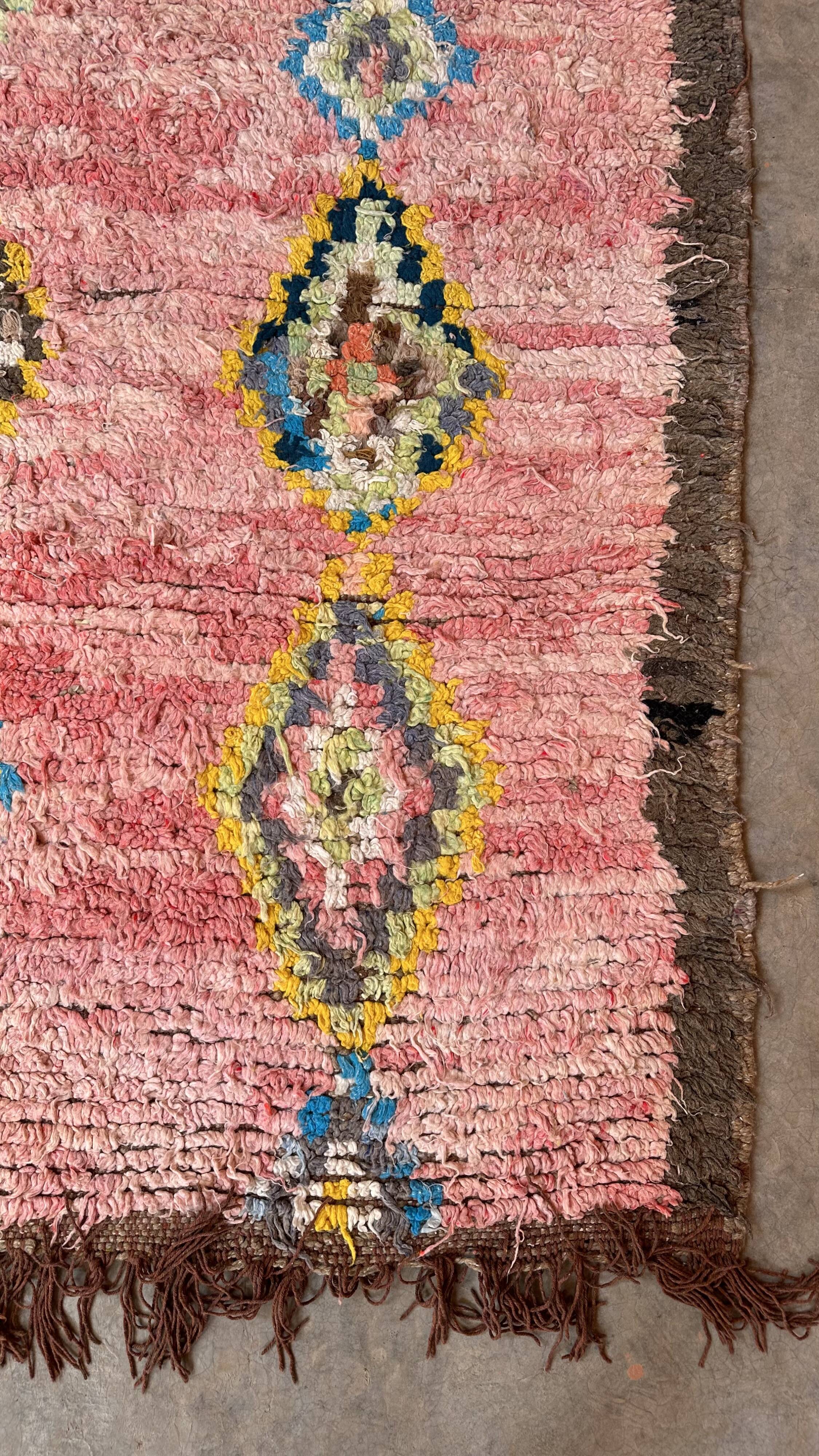 Moroccan rug Pink Boujad - 357 x 196 cm