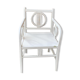 Art deco white painted chair, 1930