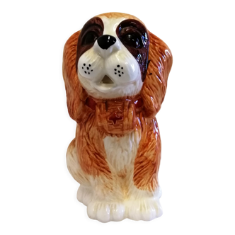 Pichet en barbotine " chien"