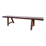 Solid oak bench