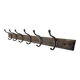 School coat rack with 6 hooks, 100cms L
