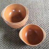 Series of 5 stoneware bowls