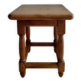 Table d'appoint, tabouret en bois massif