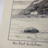 Antique print - La cape de mer - Lithograph from 1902