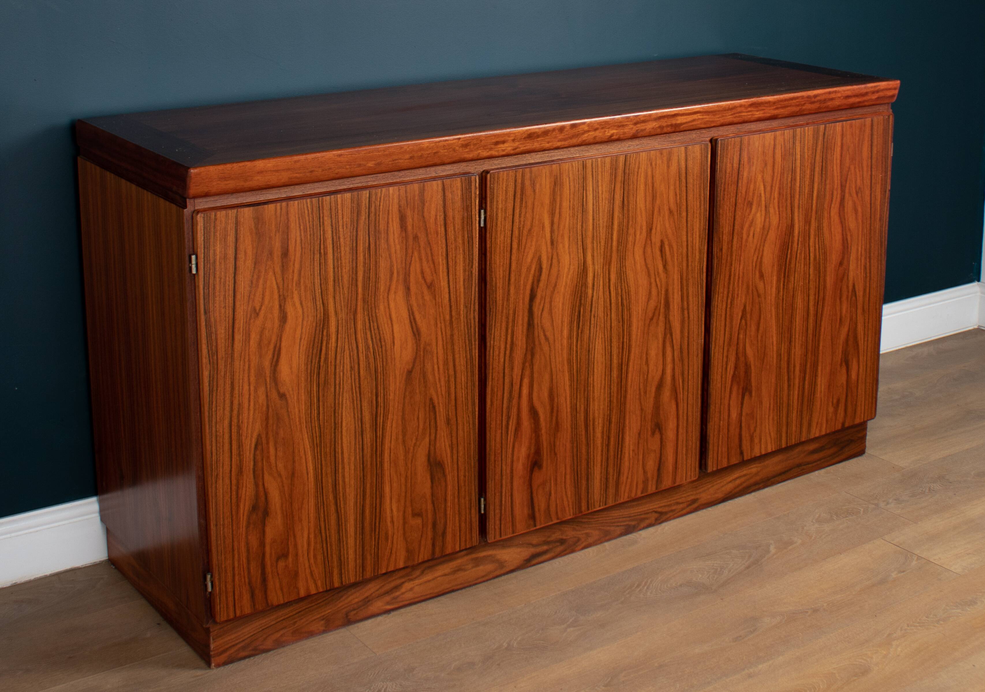 Retro 1970s Danish Rosewood Sideboard By Skovby Møbelfabrik Denmark
