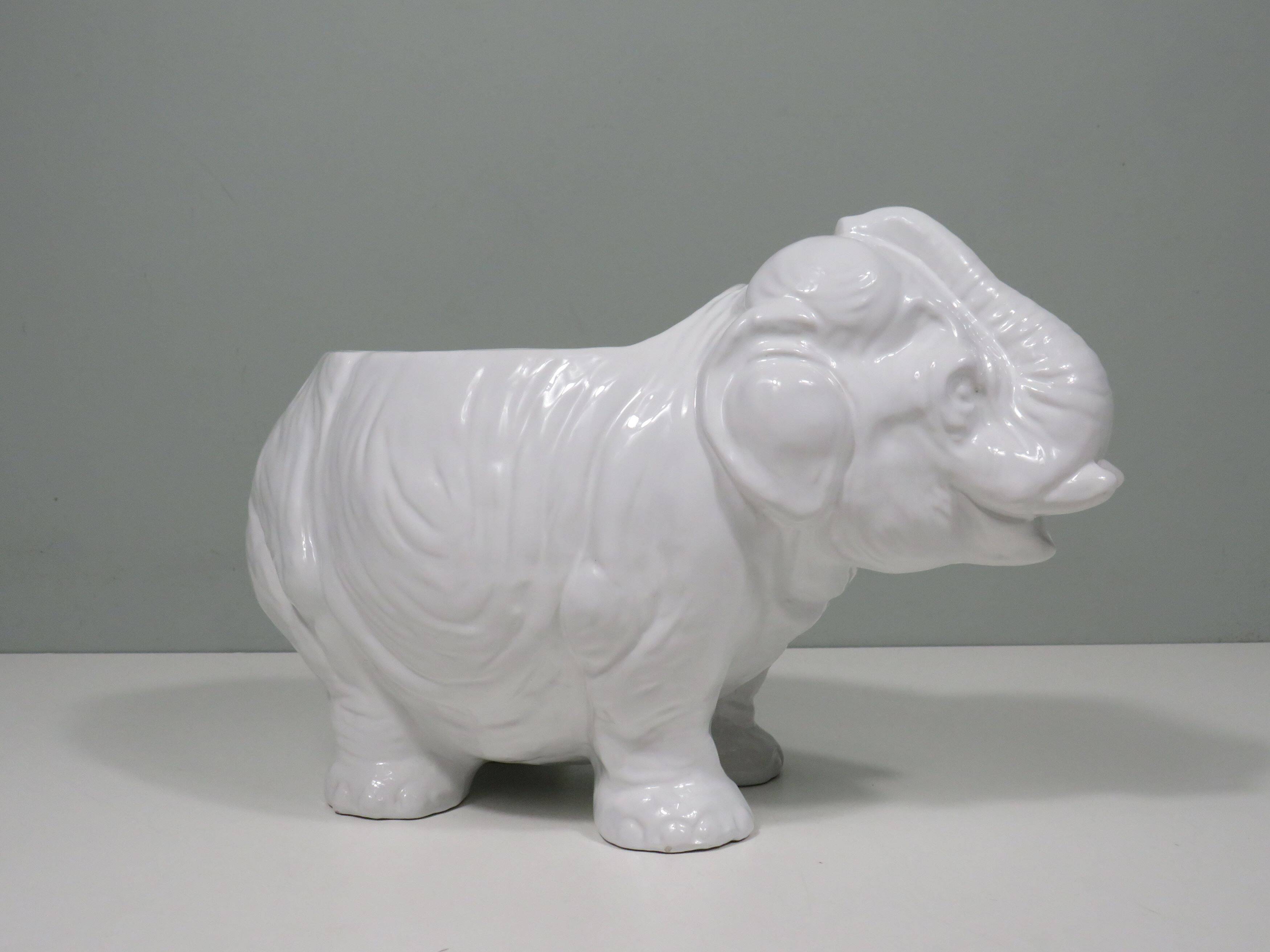 Cache pot éléphant, Bassano Italie 1960