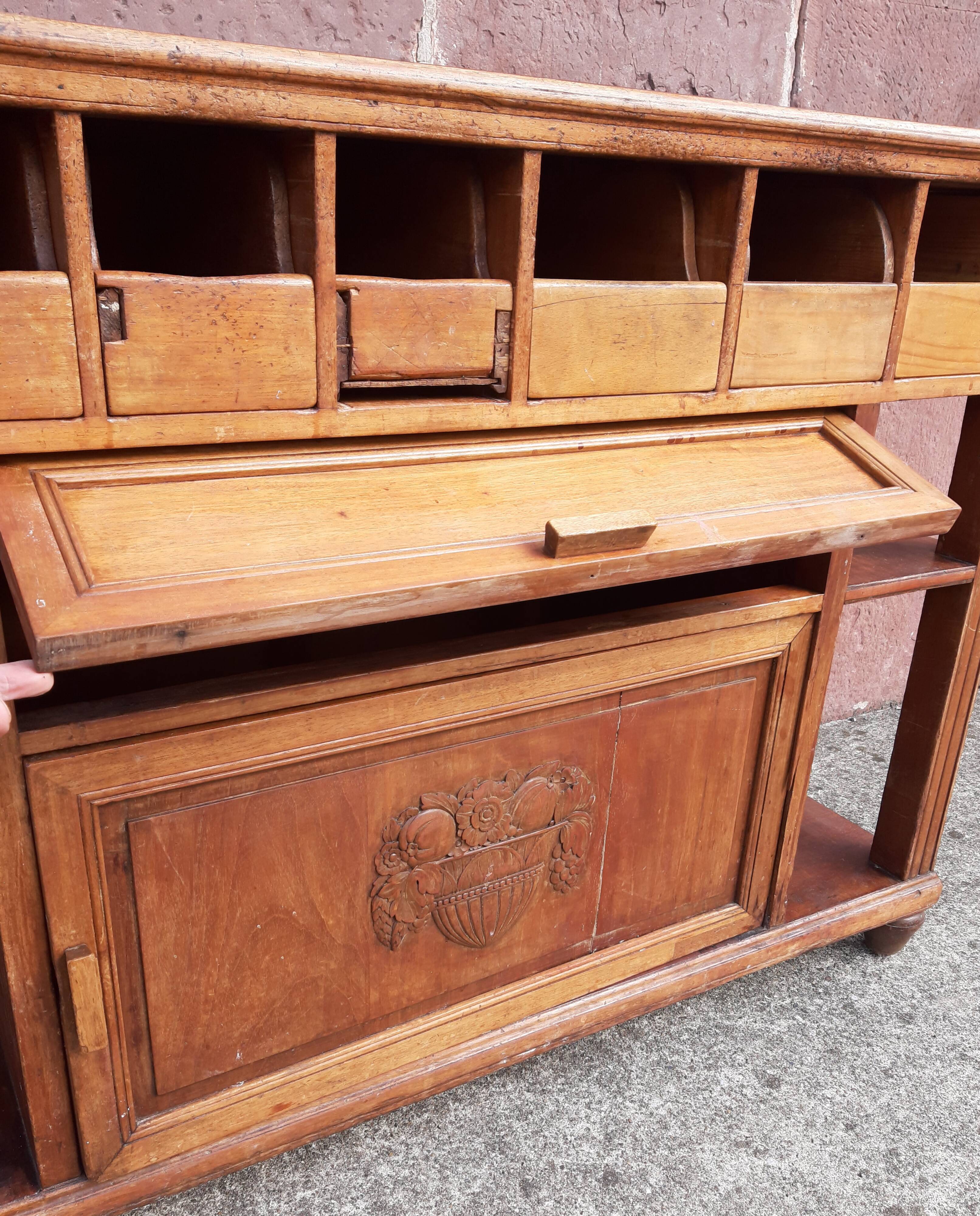 1950s restaurant serving trolley (serving console or coffee cabinet)