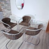 Cantilever chairs Series S by Gastone Rinaldi for Rima 1970s