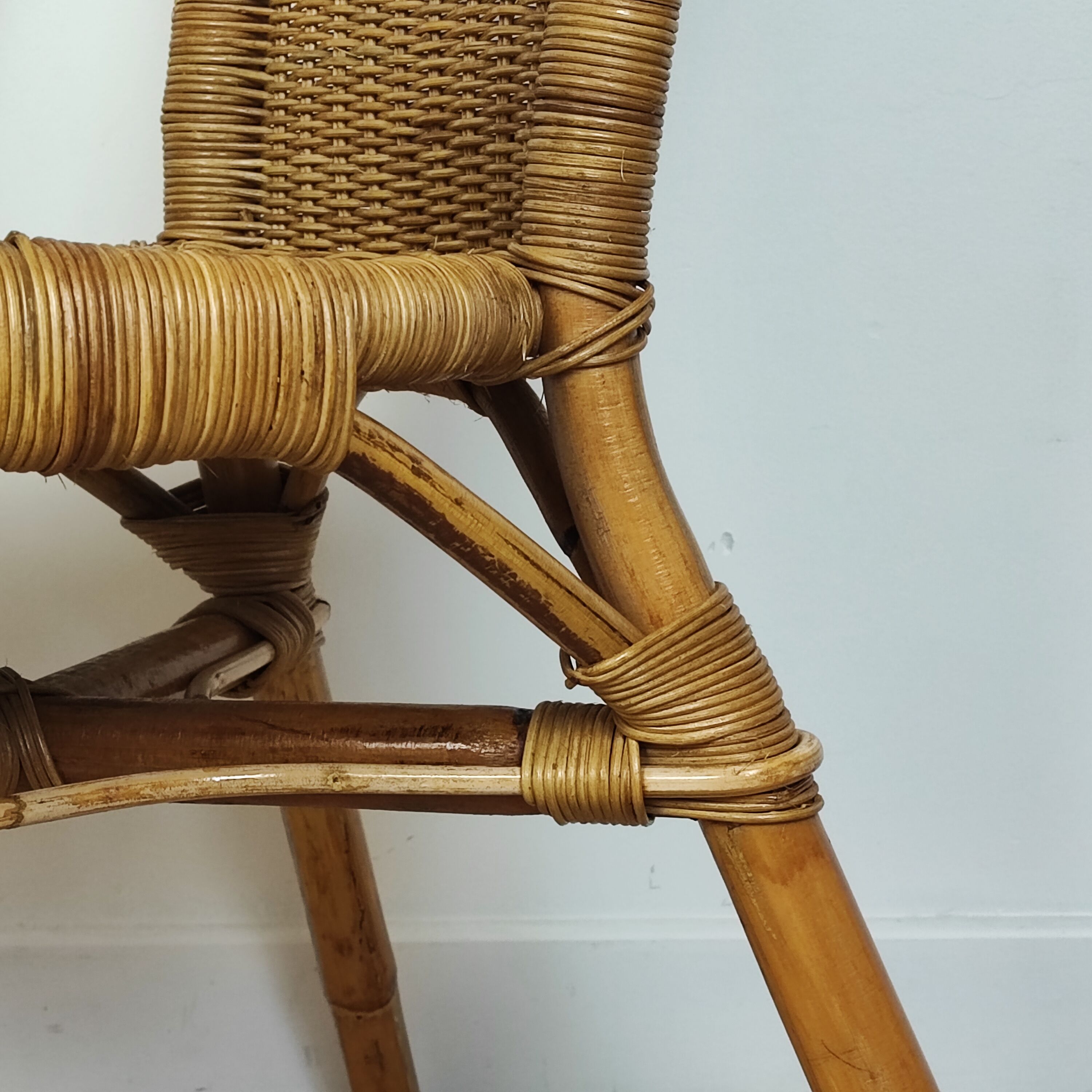 Rattan armchair