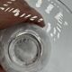 Set of 5 white wine glasses - Baccarat Crystal – Argentina model, 1940