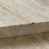 Travertine coffee table