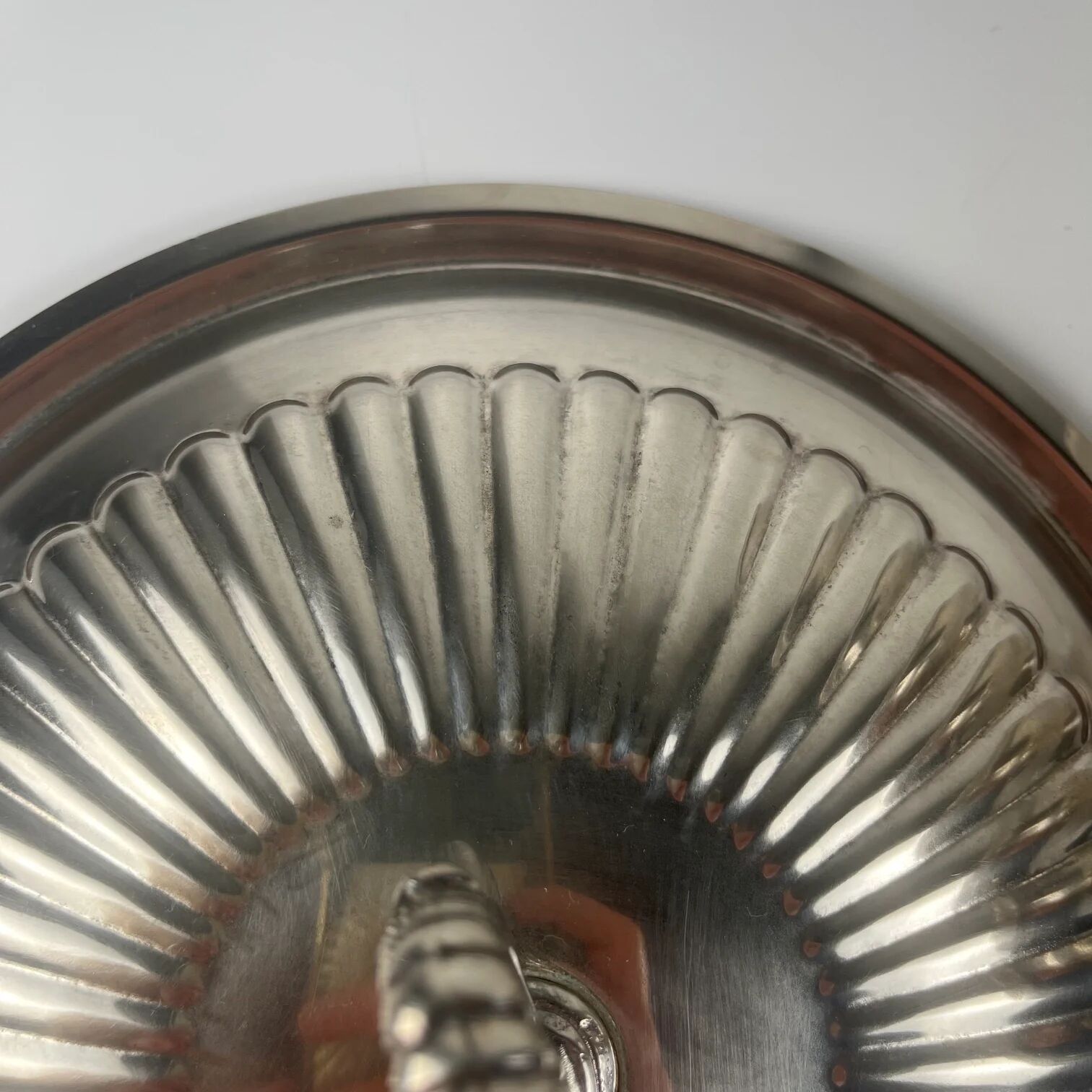 Vegetable dish / Italian soup tureen in silver-plated metal, PM Italy, circa 1960-1980.