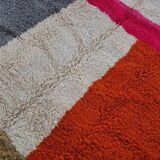 Moroccan rug in natural wool 2.5 x 1.5 m