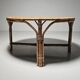 "Patio" dining set in bamboo, Italy, 1960s