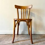 Bistro chair in arched and light beech