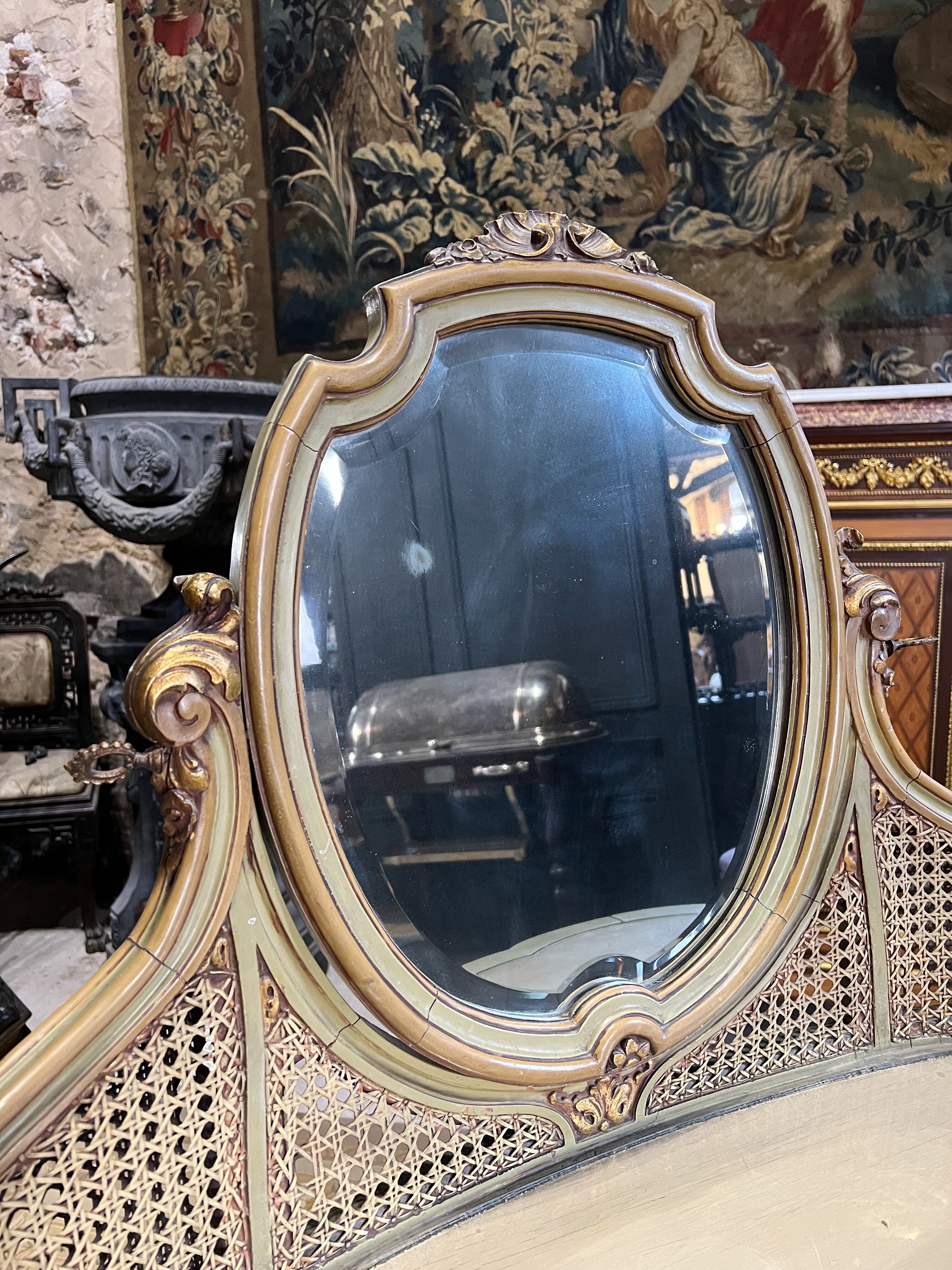 Dressing table in Louis XV style of the Napoleon III period