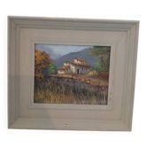 Tableau huile sur toile paysage de Provence