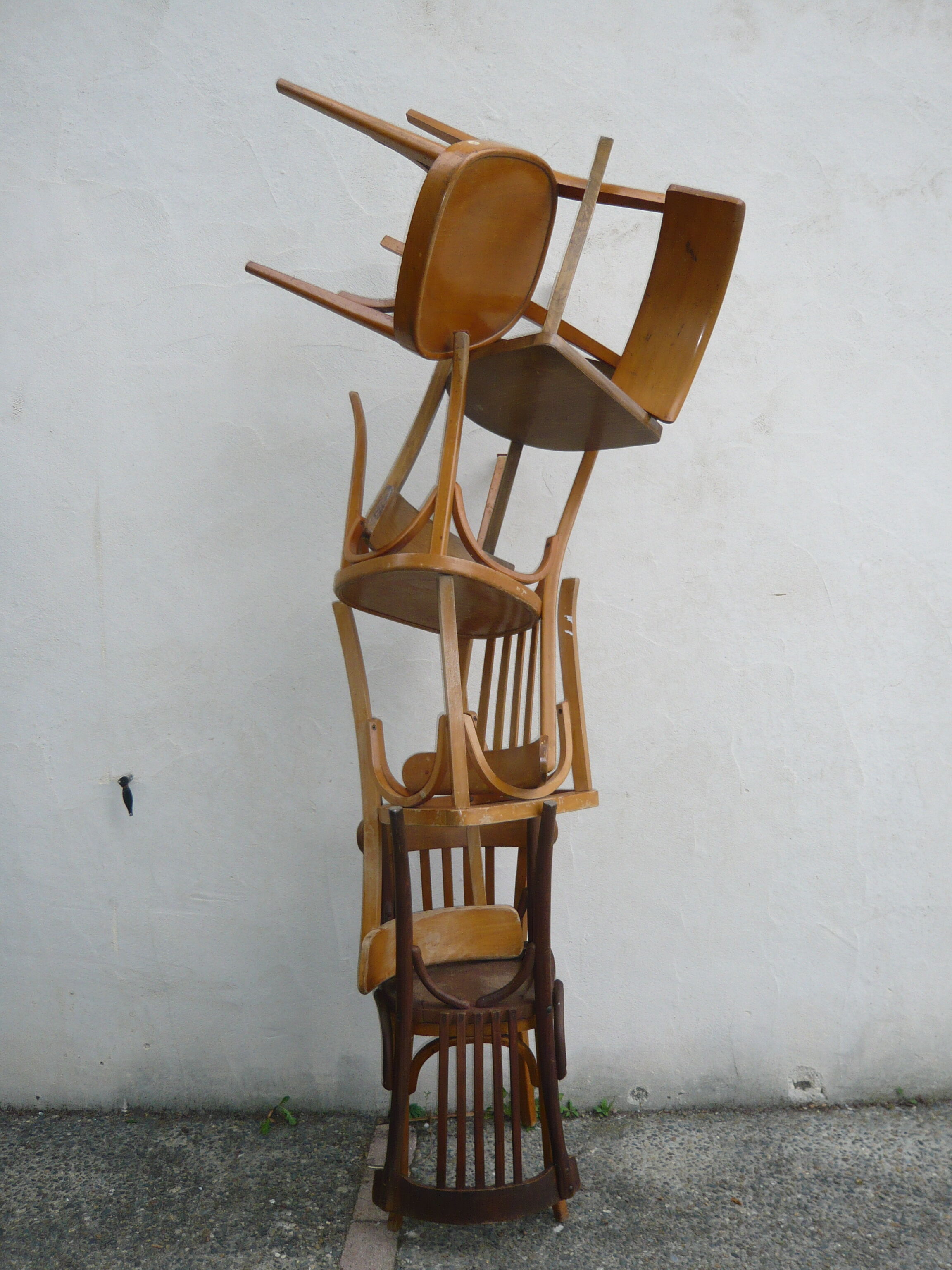 Set of 6 bistro chairs