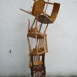 Set of 6 bistro chairs