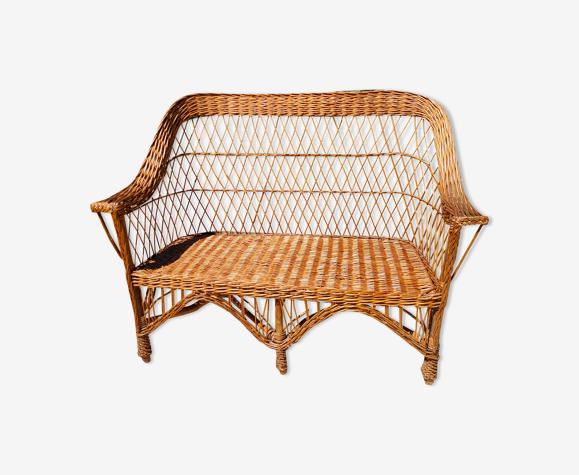 Banquette en rotin