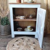 Confiturier en chêne et noyer