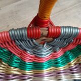 Mini scoubidou woven basket colors