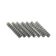 7 moulded glass knife rests