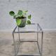 Modular side table in chrome 1960s Poul Cadovius Abstracta Series