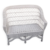 Rattan bench