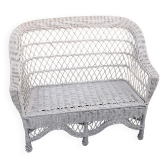 Rattan bench