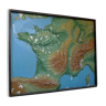 map of France in plaster, 1930